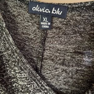 Cute black over size off shoulder spaghetti strap top